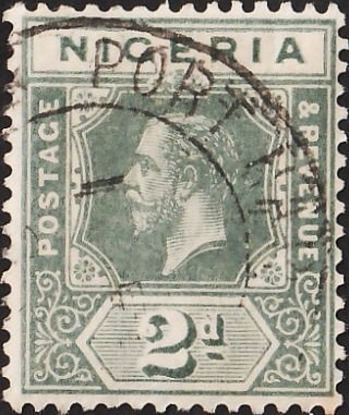 Нигерия 1921 год . King George V , 2 p . Каталог 8,0 фунтов. (3)